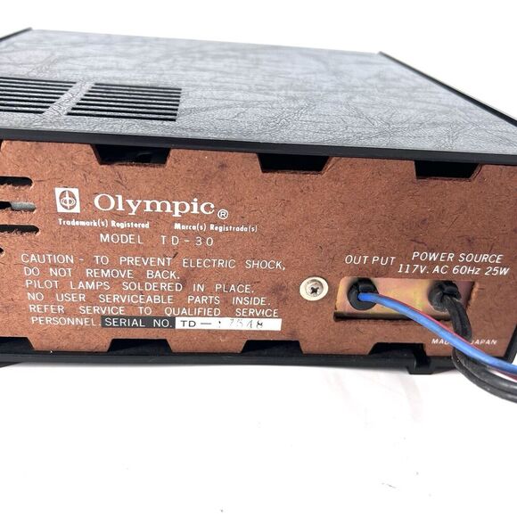 Olympic TD-30 8 Track Automatic Tape Player & 8 Track Tapes With Case - Picture 5 of 7